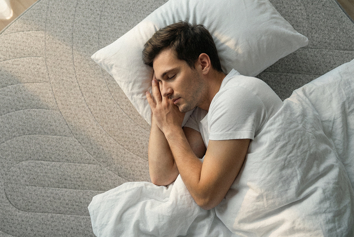 Sleeping man on Oval Home system